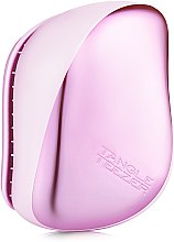 Kompaktowa szczotka do włosów - Tangle Teezer Compact Styler Baby Doll Pink Chrome — Zdjęcie N1