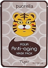 Maska przeciwstarzeniowa Tygrys - Puorella Anti-Aging Mask Pack — Zdjęcie N1