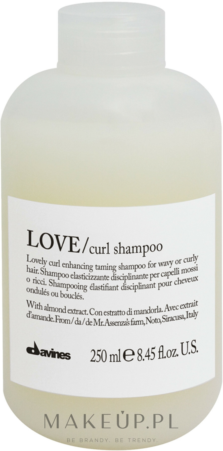 Szampon podkreślający skręt loków - Davines Love Curl Shampoo — Zdjęcie 250 ml