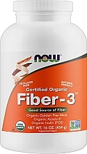 Kup Błonnik Fiber-3 w proszku - Now Foods Fiber-3 Organic