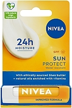Pielęgnująca pomadka do ust SPF 30 - NIVEA Sun Protect Lip Balm SPF 30 — Zdjęcie N1