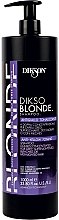 Tonizujący szampon przeciw żółtym refleksom - Dikson Dikso Blonde Anti-Yellow Toning Shampoo — Zdjęcie N2