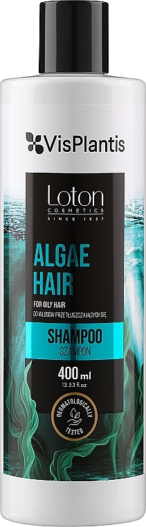 Szampon do włosów przetłuszczających się z ekstraktem z alg - Vis Plantis Loton Algae Hair Shampoo — Zdjęcie N1