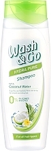 Szampon do włosów z wodą kokosową - Wash&Go Hydra Pure Coconut Water Shampoo — Zdjęcie N1