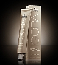 PRZECENA! Trwały krem koloryzujący do włosów siwych - Schwarzkopf Professional Igora Royal Absolutes * — Zdjęcie N7