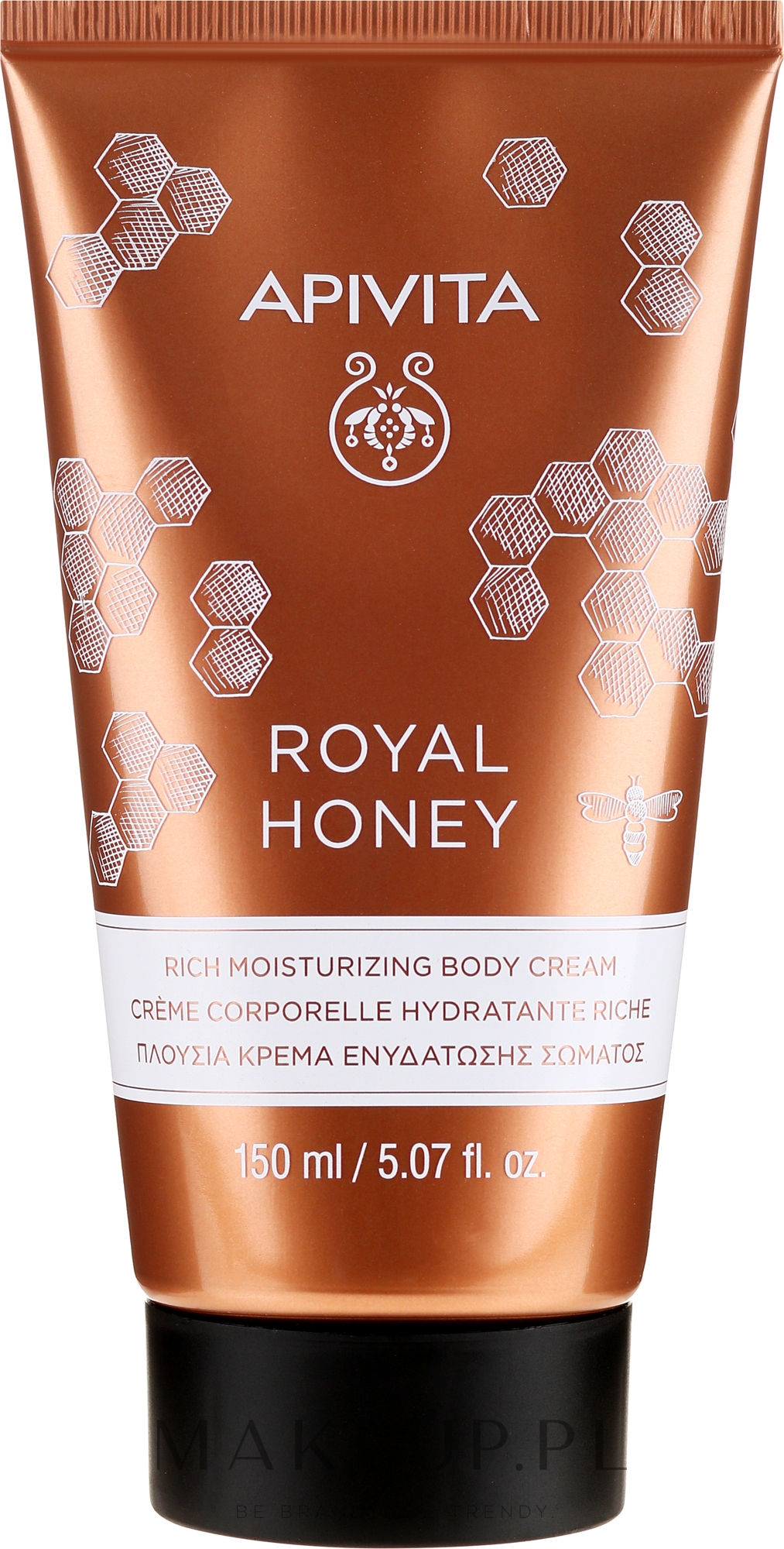 Nawilżający krem do ciała - Apivita Royal Honey Rich Moisturizing Body Cream — Zdjęcie 150 ml