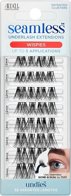 Sztuczne rzęsy - Ardell Seamless Underlash Extensions Wispies — Zdjęcie N1