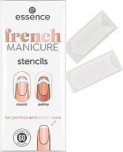 Szablony do manicure francuskiego - Essence French Manicure Stencils Classic & Pointy — Zdjęcie N2