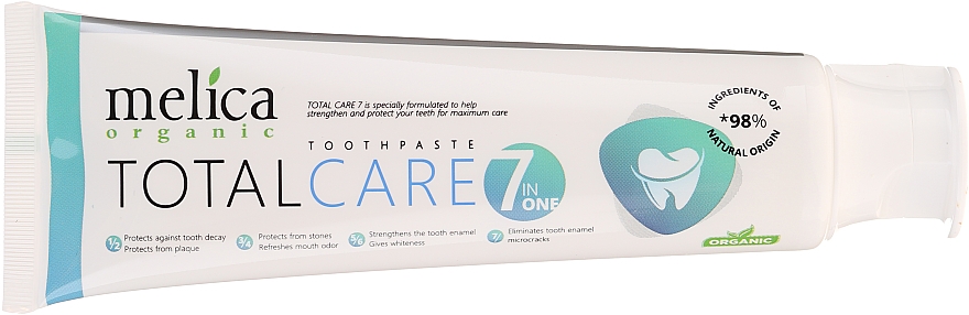 Pielęgnująca pasta do zębów - Melica Organic Toothpaste Total Care 7 — Zdjęcie N3
