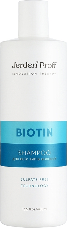 Szampon do włosów bez siarczanów z biotyną i kolagenem - Jerden Proff Biotin