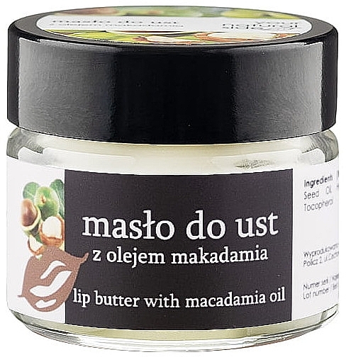 Masło do ust z olejkiem makadamia - Your Natural Side Lip Butter — Zdjęcie N1
