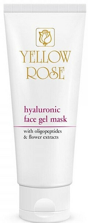 Żelowa maska do twarzy z kwasem hialuronowym - Yellow Rose Hyaluronic Face Gel Mask (tuba) — Zdjęcie N2