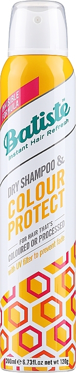 Suchy szampon do włosów farbowanych - Batiste Colour Protect Dry Shampoo — Zdjęcie N1