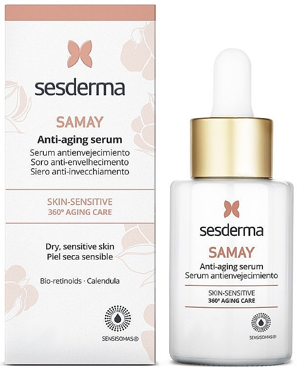 PREZENT! Przeciwzmarszczkowe serum do cery suchej i wrażliwej - SesDerma Laboratories Samay Anti-Aging Serum Sensitive Skin — Zdjęcie N1