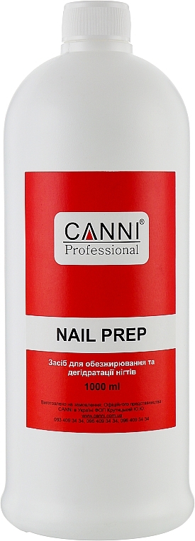 Odtłuszczacz do paznokci - Canni Nail Prep — Zdjęcie N7