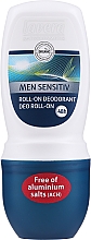 Kup Dezodorant w kulce z wyciągiem z biobambusa i biotrawy cytrynowej dla mężczyzn - Lavera 48h Men Sensitiv Deo Roll-On