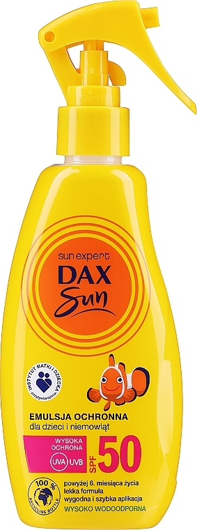 Emulsja ochronna dla dzieci i niemowląt SPF 50 - Dax Sun Protective Emulsion For Children And Babies SPF 50 — Zdjęcie N1