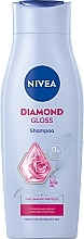 Nabłyszczający szampon wygładzający do włosów - NIVEA Shine Shampoo Diamond Gloss — Zdjęcie N1