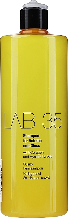PRZECENA! Nabłyszczający szampon dodający włosom objętości - Kallos Cosmetics LAB35 Shampoo For Volume and Gloss * — Zdjęcie N3