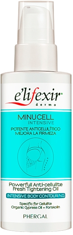 Intensywny olejek antycellulitowy - E'lifexir Dermo Powerfull Anti-Cellulite Fresh Tightening Oil  — Zdjęcie N1