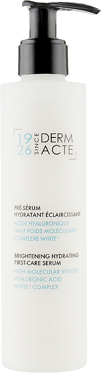 Nawilżające serum do ciała z efektem rozświetlającym - Academie White Derm Acte Pre Serum Hydratant Eclaircissant 