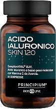 Kup PRZECENA! Suplement diety Kwas hialuronowy dla skóry - BiosLine Principium Laluronico Skin 120 *