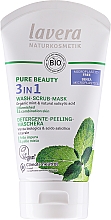 Kup Oczyszczający żel, peeling i maska 3 w 1 do twarzy - Lavera Organic 3 in 1 Wash Scrub Mask