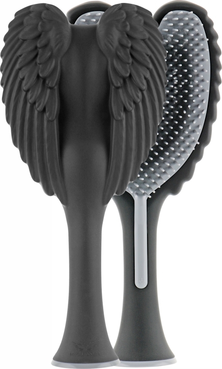 Szczotka do włosów, czarno-szara - Tangle Angel 2.0 Soft Touch Black — Zdjęcie N1