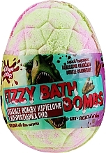 Kula do kąpieli Dino z niespodzianką, zielono-różowa o zapachu oranżady - Chlapu Chlap Dino Bubble Orangeade Fizzy Bath Bombs — Zdjęcie N1