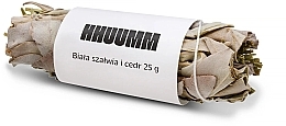 Kadzidło z białej szałwii i liści cedru - Hhuumm — Zdjęcie N2