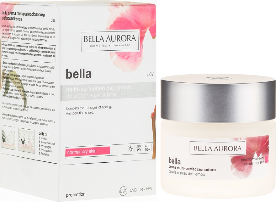 Krem do cery suchej i normalnej SPF 20 - Bella Aurora Multi-Perfection Day Cream Dry Skin — Zdjęcie N1