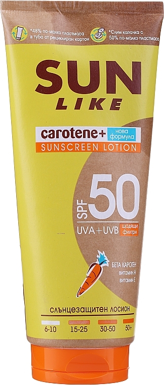 PRZECENA! Przeciwsłoneczny balsam do ciała - Sun Like Sunscreen Lotion SPF 50 New Formula * — Zdjęcie N2