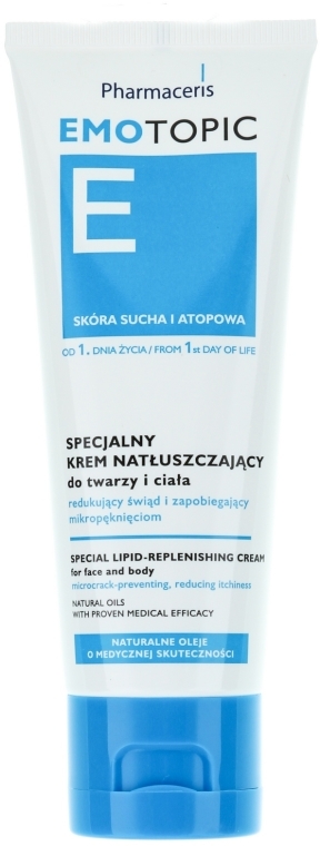 Specjalny krem natłuszczający do twarzy i ciała - Pharmaceris E Emotopic Special Lipid-Replenishing Cream — Zdjęcie N1