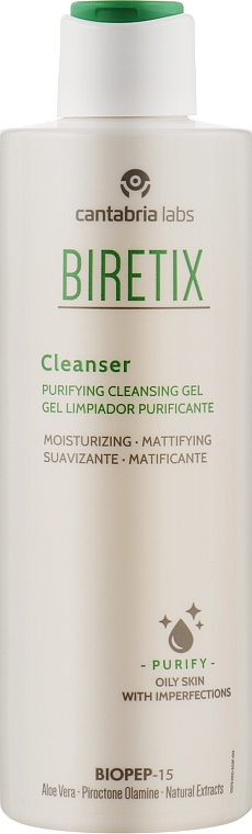 Żel do mycia twarzy - Cantabria Labs Biretix Cleanser Purifying Cleansing Gel — Zdjęcie N1