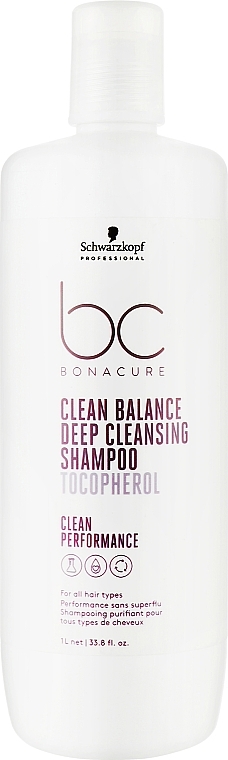 Szampon do włosów - Schwarzkopf Professional Bonacure Clean Balance Deep Cleansing Shampoo — Zdjęcie N2