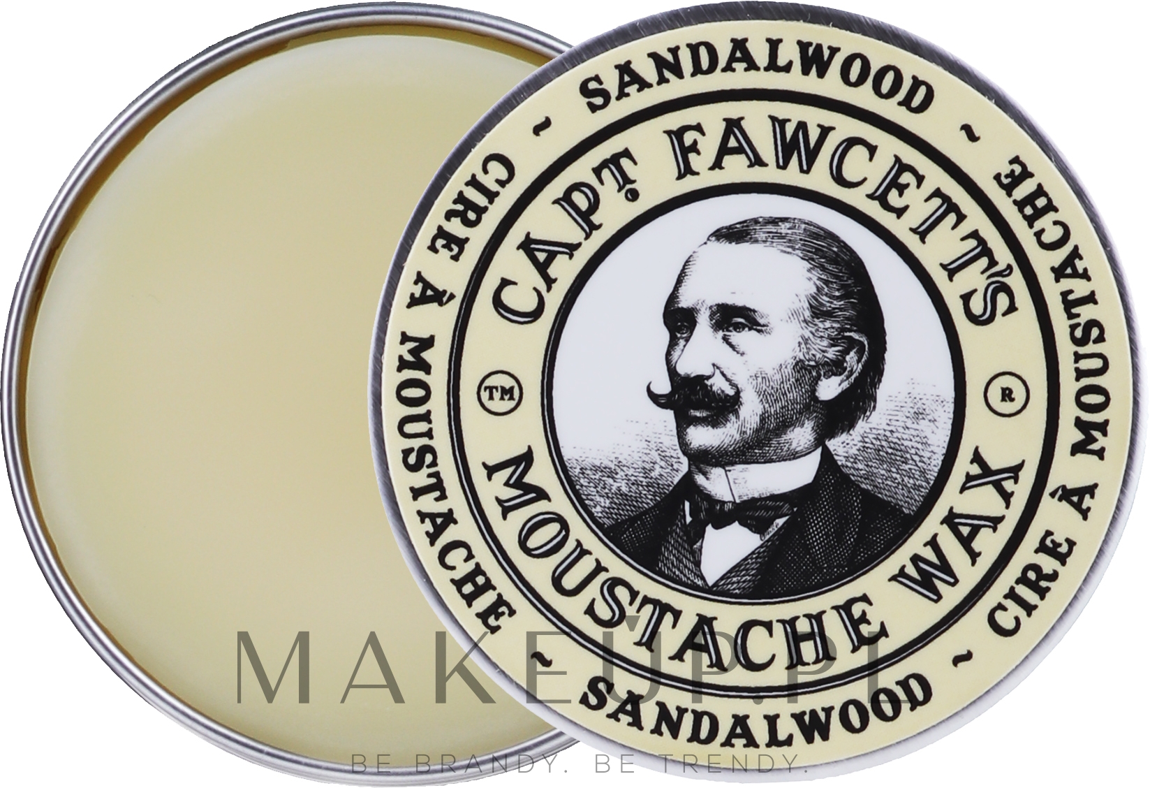 Wosk do wąsów - Captain Fawcett Sandalwood Moustache Wax — Zdjęcie 15 ml