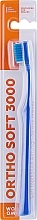 Kup Ortodontyczna miękka szczoteczka do zębów, niebieska - Woom Ortho Soft 3000 Toothbrush