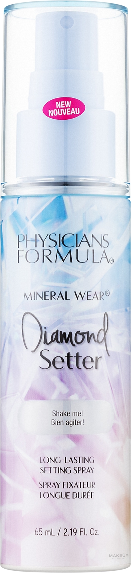 Spray utrwalający makijaż - Physicians Formula Mineral Wear Diamond Setter — Zdjęcie 65 ml