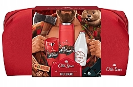 Zestaw - Old Spice Bearglove (deo/50g + sh/gel/250ml + ash/lot/100ml + bag) — Zdjęcie N1