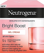 Rozświetlający krem do twarzy - Neutrogena Bright Boost Gel Cream — Zdjęcie N2