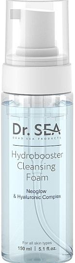 Hialuronowa pianka do twarzy - Dr. Sea Hydrobooster Cleansing Foam — Zdjęcie N1