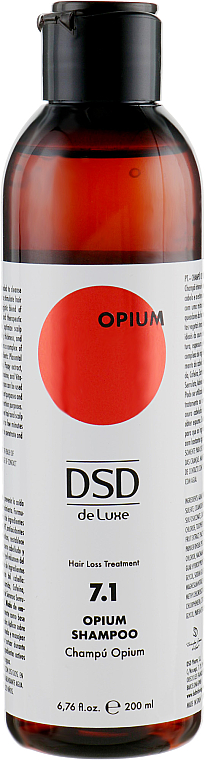 Intensywnie oczyszczający szampon do wszystkich rodzajów włosów - Simone DSD De Luxe 7.1 Opium Shampoo — Zdjęcie N1