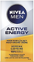 Nawilżający krem z kofeiną dla mężczyzn - NIVEA MEN Active Energy Caffeine Long-lasting Skin Revitalization — Zdjęcie N1