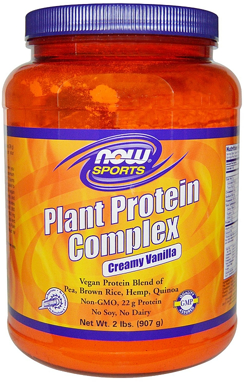 Białko roślinne o smaku waniliowym - Now Foods Plant Protein Complex Creamy Vanilla — Zdjęcie N2
