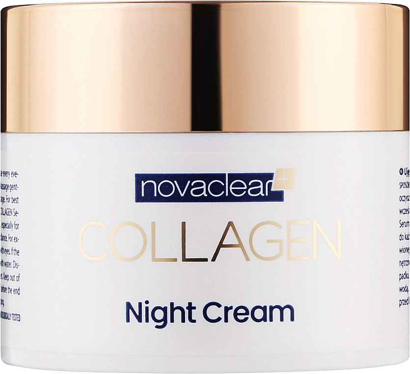 Kolagenowy krem do twarzy na noc - Novaclear Collagen Night Cream — Zdjęcie N1