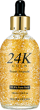 Odmładzające serum do twarzy ze złotem - Holika Holika Prime Youth 24K Gold Repair Ampoule — Zdjęcie N1