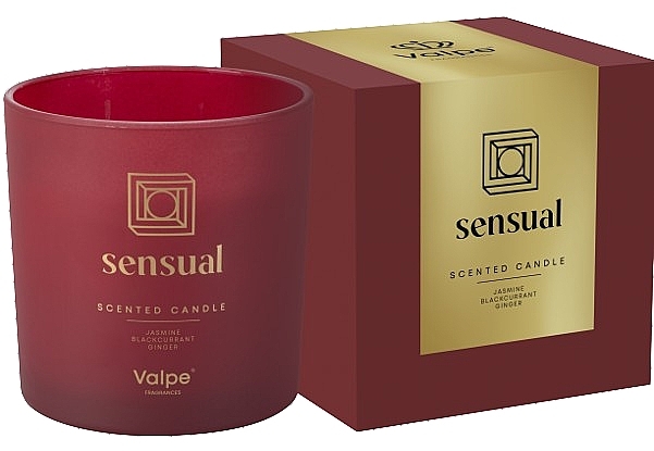 Świeca zapachowa w matowym szkle Sensual - Bispol Valpe Sensual Scented Candle — Zdjęcie N1