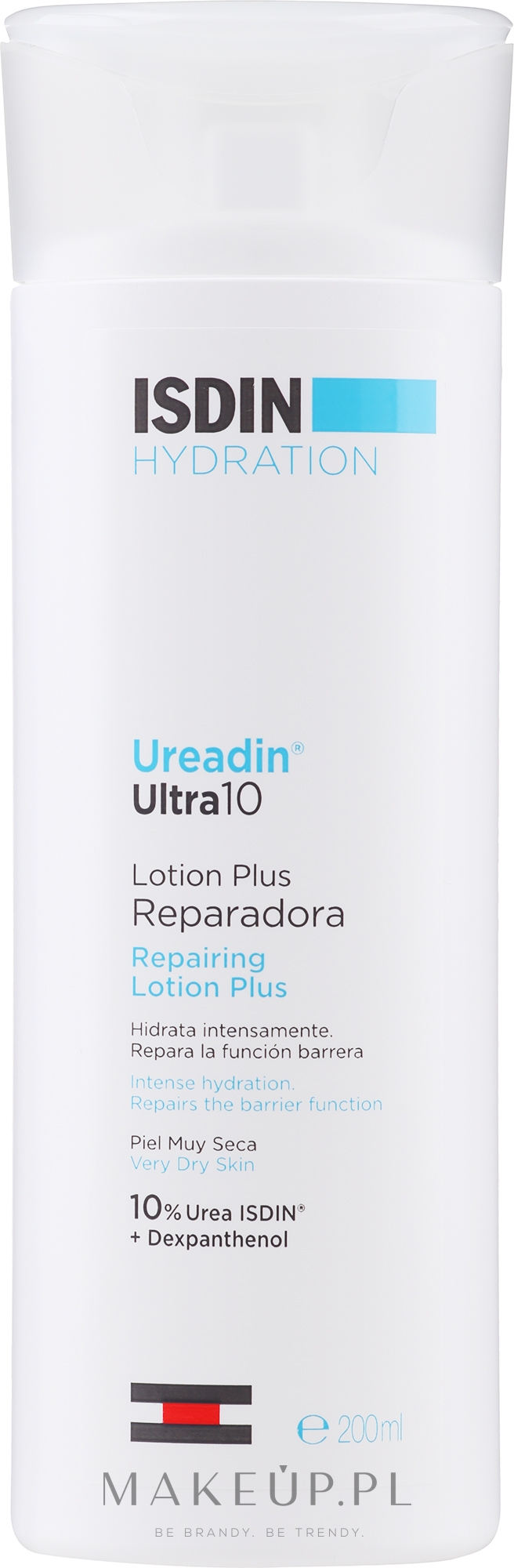 Nawilżający balsam do bardzo suchej i łuszczącej się skóry - Isdin Ureadin Ultra10 Repairing Lotion Plus — Zdjęcie 200 ml