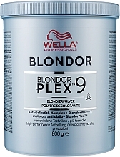Puder rozjaśniający do włosów - Wella Blondor Plex 9 Powder Lightener — Zdjęcie N1