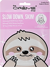 Maseczka do twarzy - The Creme Shop Slow Down Skin! Animated Sloth Face Mask — Zdjęcie N1